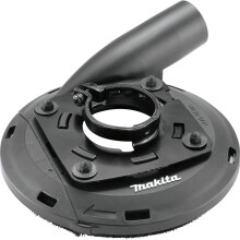 Makita 195386-6 7"""" Dust Extraction Surface Grinding Shroud Red