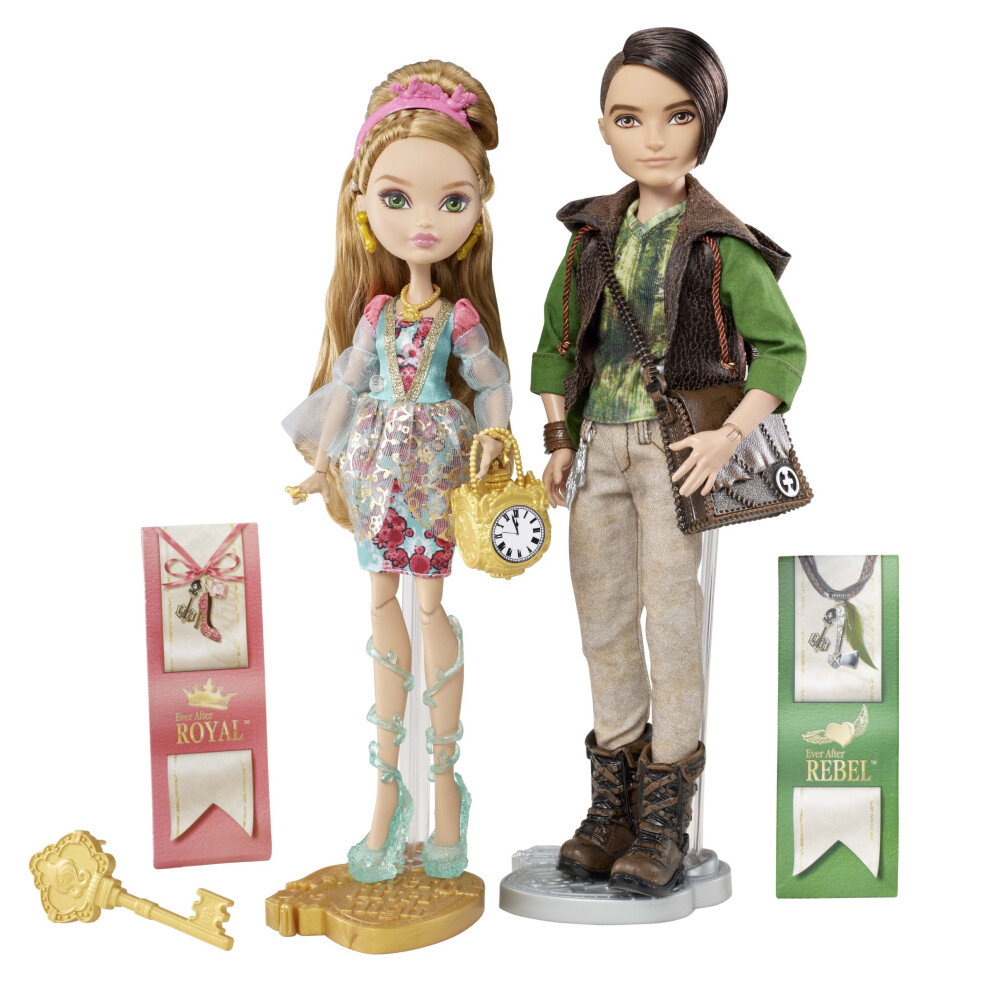Mattel Ever After High Ashlynn Ella Et Hunter Huntsman Lot De 2 Poup Es Mannequins-image