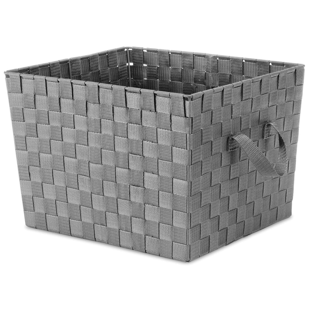 Whitmor INC 13x15x10 Gry Woven Tote 13 by 15 by 10""""