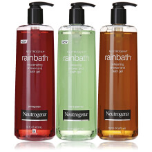 Neutrogena Rainbath Multipack mit 3 Flaschen, 1 Original Formula 1 Granatapfel und 1 Birne & Gr ner Tee, 473 ml