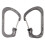 Nite Ize Nite Ize Locking Carabiner Clip Silver 1-3/32 in. Rustfrit 2