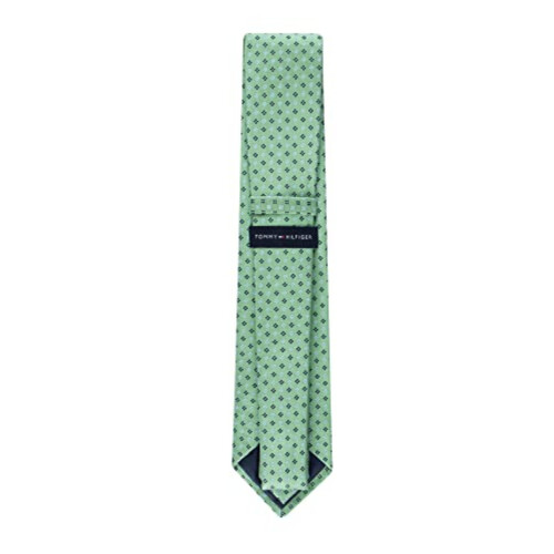 Tommy Hilfiger Tommy Hilfiger Herren Core Neat II Krawatte, Grün, Einheitsgröße 2