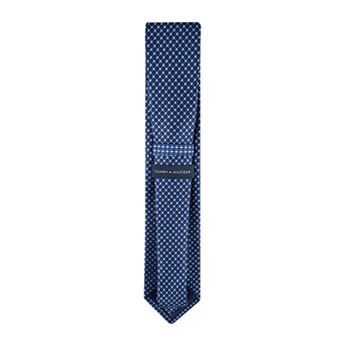 Tommy Hilfiger Tommy Hilfiger Herrnavyblå slipsar, Micro Navy II, One Size 2