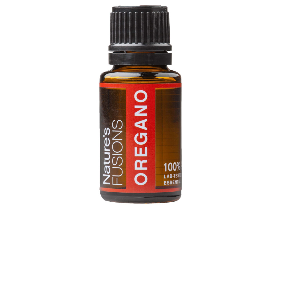 Nature's Fusions Oregano Essential Oil  100% Pure and Natural  Undiluted  Therapeutic Grade for Aromatherapy and Topical Use (15 mL)