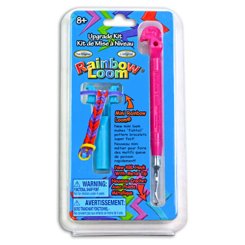 Rainbow Loom Tail Upgrade Kit - Metal Hook - Pink 1