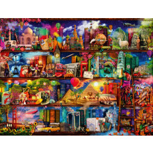 Ravensburger World of Books Puzzle - 2000-Piece Jigsaw Game | Premium Quality Pieces | Anti-Glare Surface | Precision Fit | Great Gift for All Ages