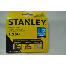 Stanley HEFTIGE Klammern, 1/2 Zoll, 1250 Stück, PAPIER