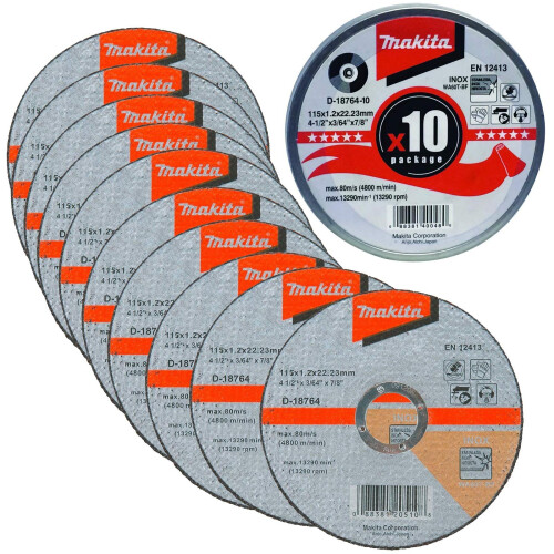 Makita Makita D-18764-10 Thin Cutting Wheel Supplied in a Can