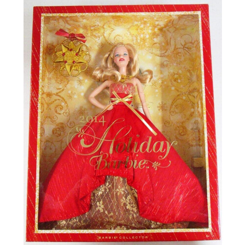 Mattel Barbie 2014 nnepi baba dsztssel