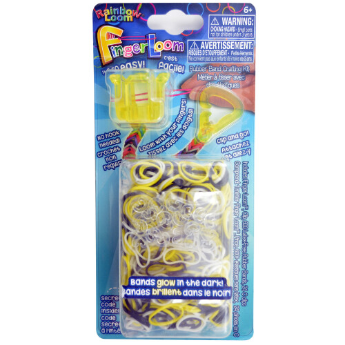 Offizieller Rainbow Loom Fingerwebstuhl – Gelb