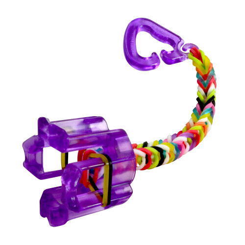 Rainbow Loom Offizieller Fingerwebstuhl – Lila 1