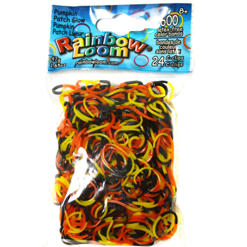 Rainbow Loom Pumpkin Patch Glow