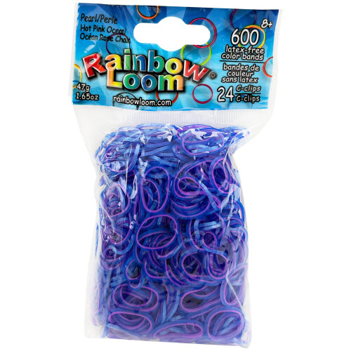 Rainbow Loom Pearl-Hot Pink