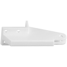 Stanley N349-316 National Hardware Vervangende Post Jamb Beugel, voor V1709 en V1346 Deuropeners, Plastic, Wit