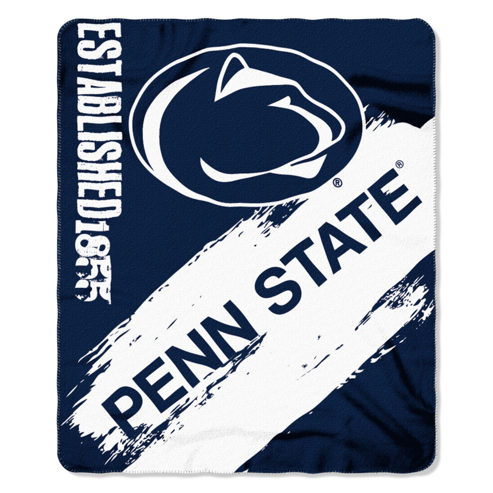 Coperta In Pile Dipinta Della Northwest Ncaa Penn State University Nittany Lions, 50"""" X 60"""" Colori Della Squadra Taglia Unica-image