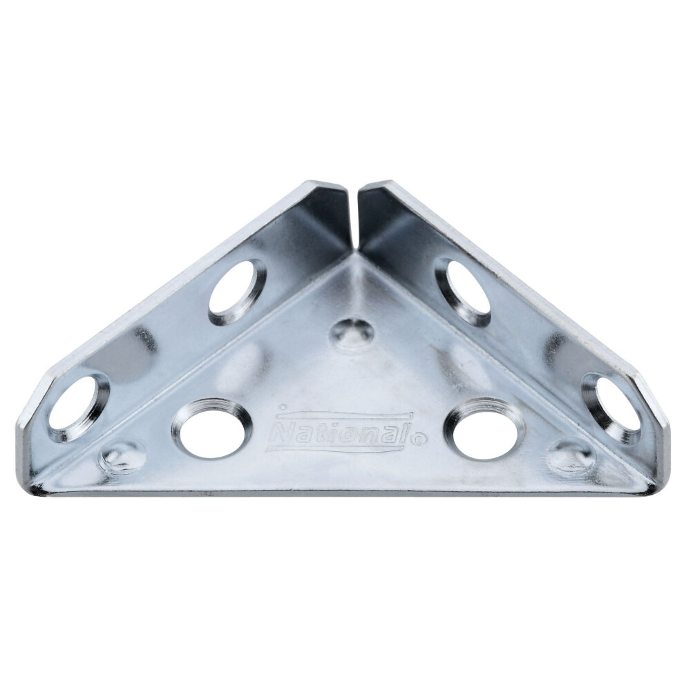Stanley N337-675 National Hardware Corner Braces  2 in L  Steel  Zinc Plated