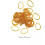 Rainbow Loom Mango gummib?nd med 24 C-clips (600 Count) 2