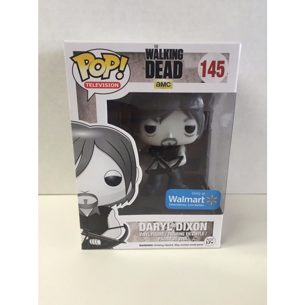 Pop Funko Walking Dead Daryl 145 020426 Television Vinyl Figure, Nero/Bianco-image