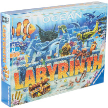 Juego de mesa Ravensburger Laberinto Oceánico para toda la familia, a partir de 7 años - Fácil de aprender y jugar