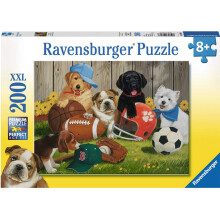 Ravensburger Laten we met de bal spelen! Legpuzzel van 200 stukjes - Ideaal voor kinderen | Unieke puzzelstukjes | Antireflectieoppervlak | Gemaakt v