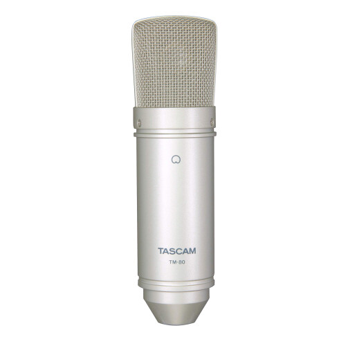 Tascam Tascam TM-80 Large Diaphagm Condenser Microphone Silver