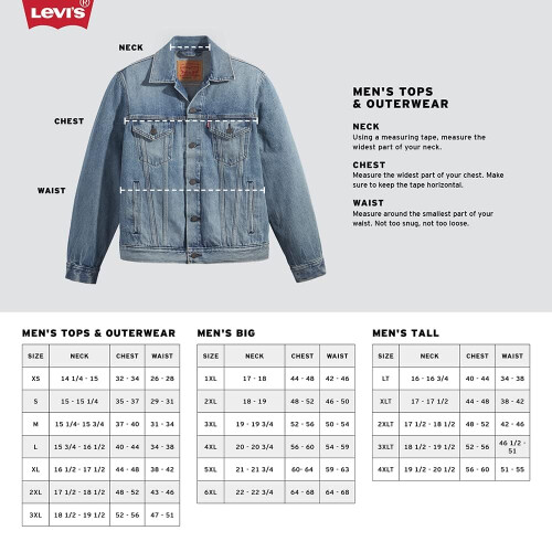 Levi's Levi's Men's The Trucker Jacket, Rinse, Medium 1