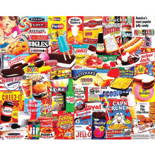 Puzzles White Mountain Coisas Que Comi Quando Criança - Quebra-Cabeça de 1000 Peças