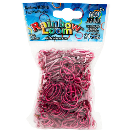 Rainbow Loom Medieval: Fúcsia