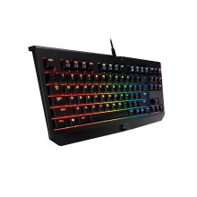 Razer RZ03-01430100-R3U1 BlackWidow Tournament Edition Chroma Clicky RGB Mechanical Gaming Keyboard Compact Layout - Green Switches