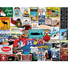 White Mountain Puzzle I Love New England - 1000 darabos kiraks jtk