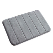 VANRA Kleine Badmat Badtapijten Antislip Traagschuim Antislip Badkamermat Zacht Badmat Tapijt 15,7"""" X 23,6"""" (Grijs)
