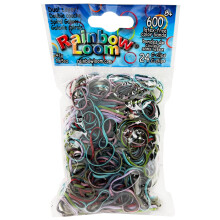Rainbow Loom dobbelt lag-spiral galakse