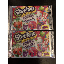 Shopkin-ker ilykortit - 2 pakkausta (yhteens 14 korttia)