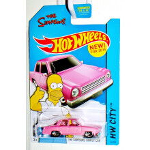 Hot Wheels 2015 HW City The Simpsons csaldi aut 56/250 rzsaszn