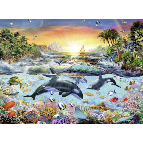 Ravensburger Ravensburger - Orca Paradise - 200 pe   as quebra