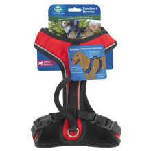 PetSafe EasySport Dog Harness - Adjustable Padded Dog Harness with Control Handle and Reflective Piping - Extra Small Red