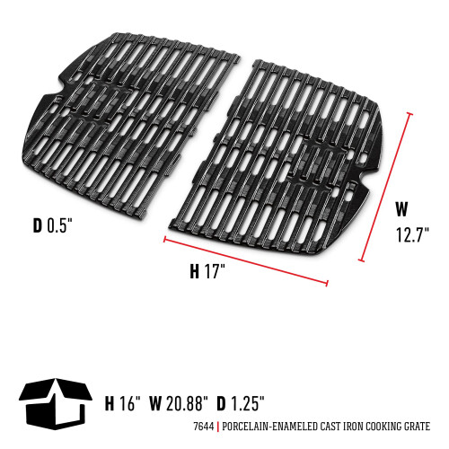 Weber Weber Porcelain-Eameled Cast-Iron Cooking Grates 2