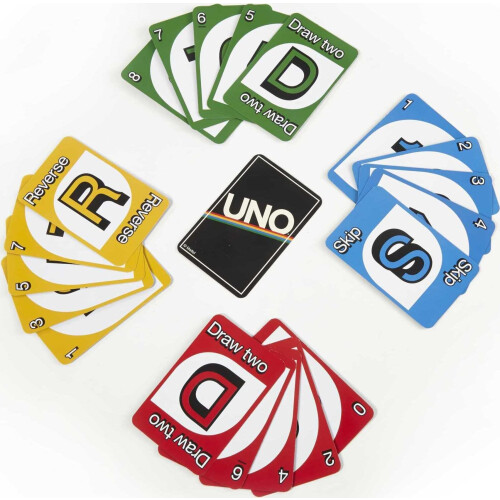 Mattel Mattel Games UNO: Retro - Juego de cartas multicolor 2