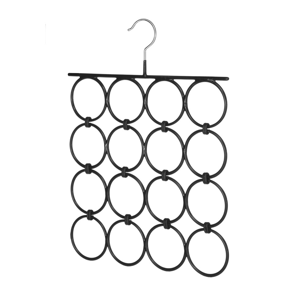 Whitmor Folding Scarf/Accessory Hanger & Chrome 0. 47 X 12. 25 X 15. 88 Inch Black