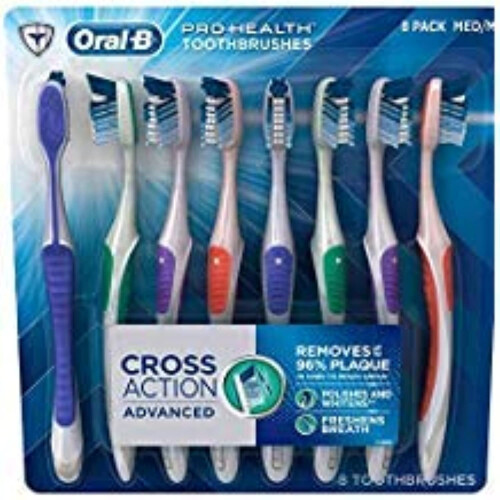 Oral-B Oral-B Pro-Health Cross Action Advanced Toothburh Medium-8 Pack