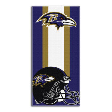 Luoteis-NFL Baltimore Ravens -unisex-aikuisten rantapyyhe, puuvillaa, 75 x 152 cm, Zone Read
