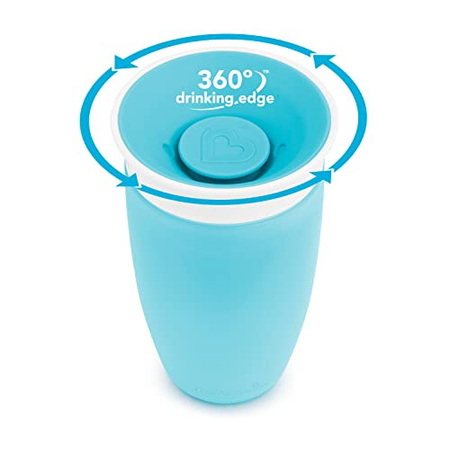 Munchkin Munchkin Miracle 360 Sippy Cup  10 Ounce 1-Pack - Blue 1