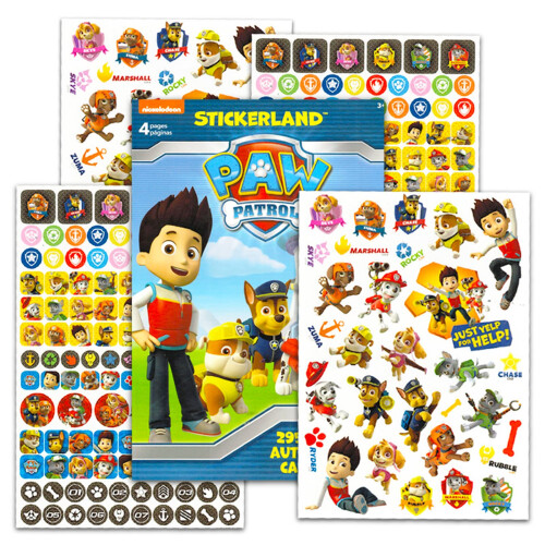 Nickelodeon Pad Αυτοκόλλητων Nickelodeon Paw Patrol
