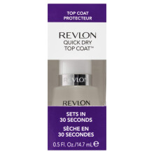 Revlon Überlack Nagellack, schnell trocknend, chipresistent, langanhaltend, hochglänzend, klar, 0,5 Fl Oz