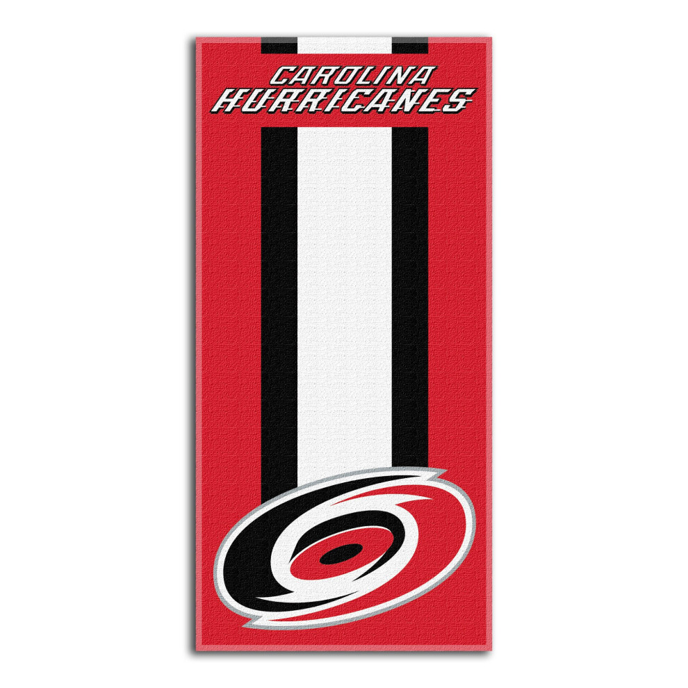 Northwest NHL Carolina Hurricanes Beach Towel  30"""" x 60""""  Zone Read-image-OPC-PGDMJQ8-NEW