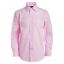 Tommy Hilfiger Boy's Cross Gingham Shirt (Big Kids) Light Pink 8 Big Kids