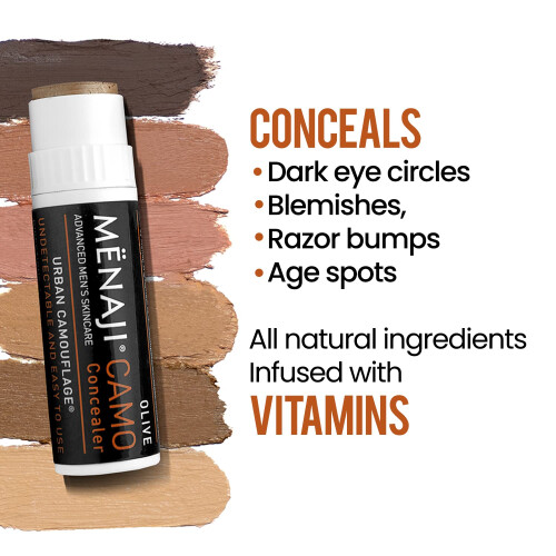Mënaji URBAN CAMOUFLAGE Κονσίλερ σε Στικ για Άνδρες - Βαθύ - 0.35oz 1