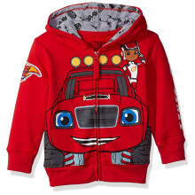 Nickelodeon jongens Blaze en de Monster Machines Lets Blaze Hoodie, Rood, 4T US