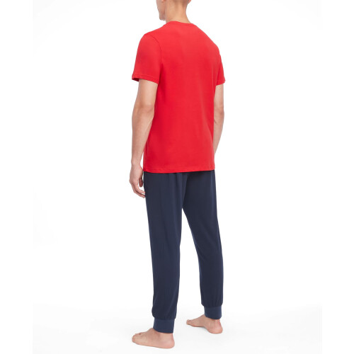 Tommy Hilfiger Tommy Hilfiger Herr Core Flag Crew Neck Tee, Mahogany, X-Large 1