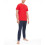 Tommy Hilfiger Tommy Hilfiger Herr Core Flag Crew Neck Tee, Mahogany, X-Large 4